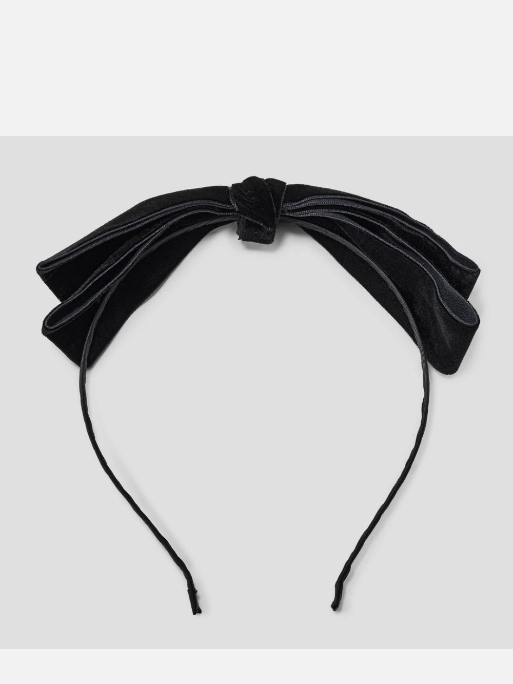 a new day Black Velvet Bow Headband - Women Accessories